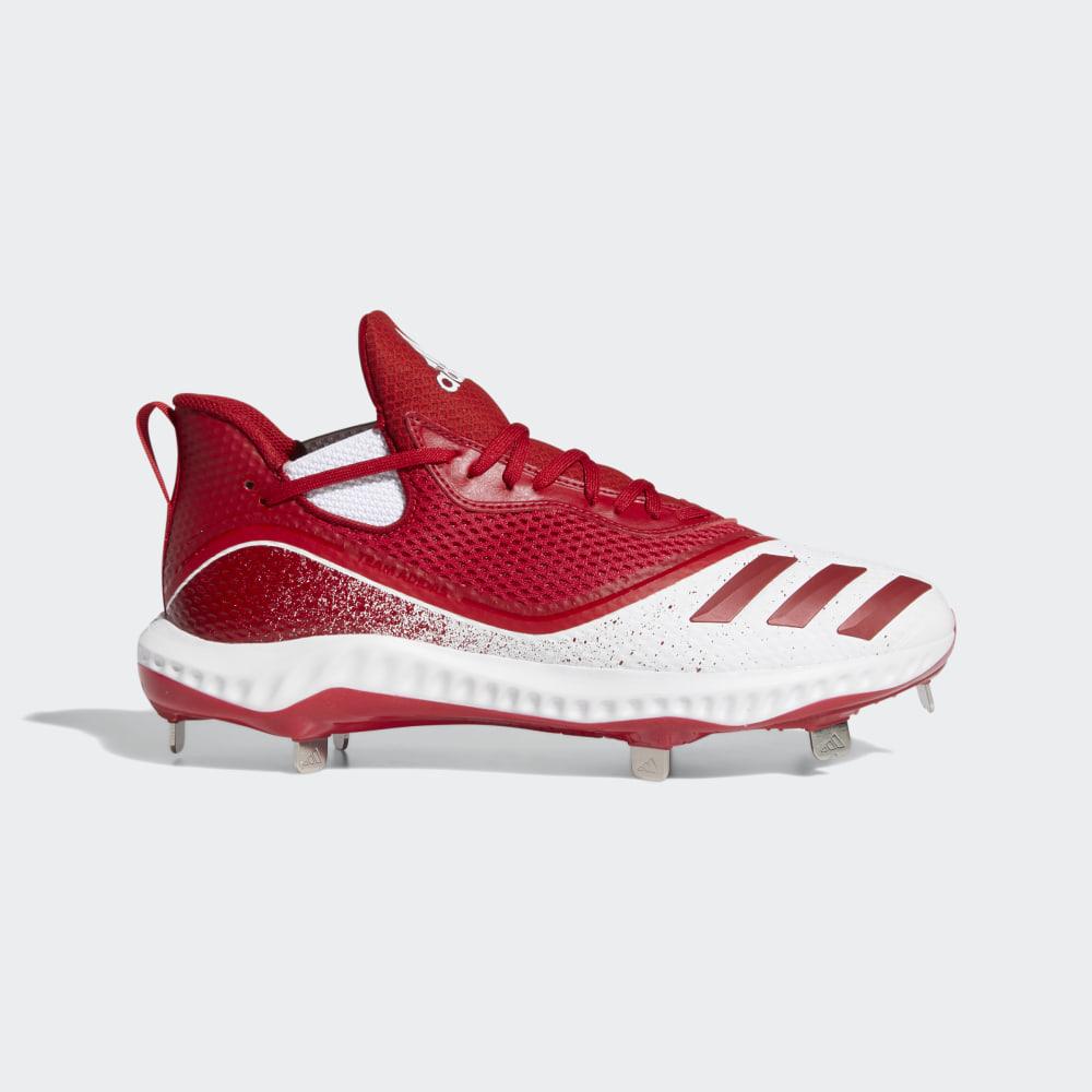 Adidas Men's Icon V Bounce Baseball Cleats Red/White Ireland G28267